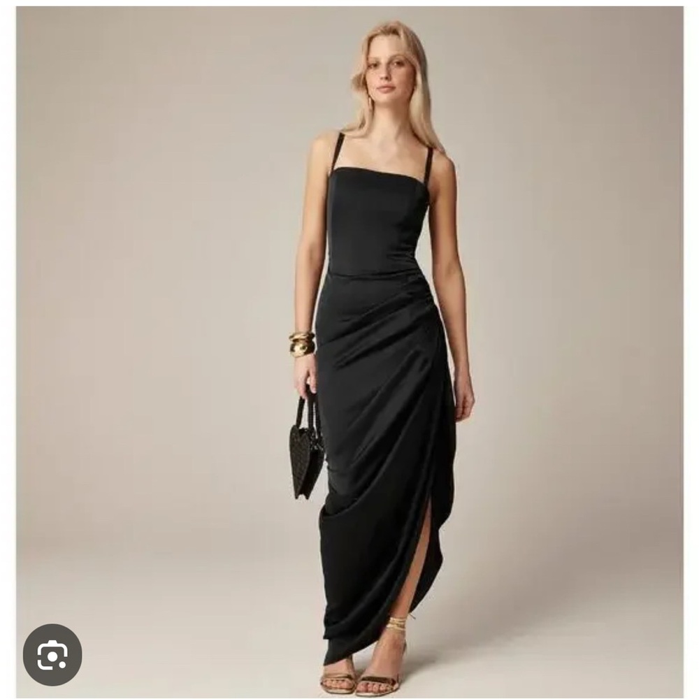 J. Crew Black Maxi Dress